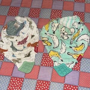 Colorful Kids Nuby Bibs with Teethers